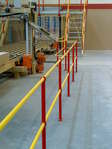 In factory safety hand rails